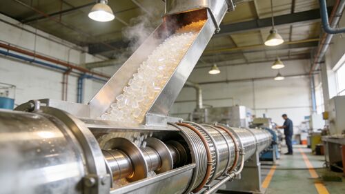 Các giải pháp mới nhất về công ty Giải pháp tích hợp để làm mát và vận chuyển hạt nhựa nhiệt độ cao