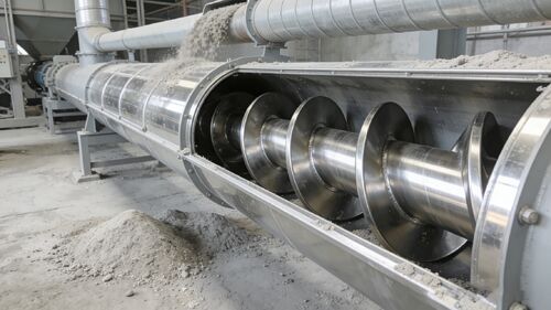 Mài mòn và ăn mòn nghiêm trọng do bột khoáng? Băng tải trục vít bằng thép không gỉ giải quyết vấn đề trong một lần.