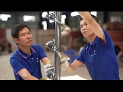 U hình ống bùn conveyor vít cho hạt và ngũ cốc cho ăn