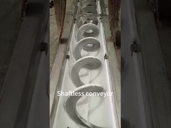OEM Custom Flexible Trough Screw Conveyor Spiral Groove Screw Auger Conveyor Hệ thống truyền tải