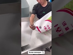 Máy vận chuyển vít nghiêng linh hoạt thép không gỉ cho ngành công nghiệp hóa chất