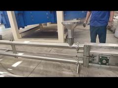 Băng tải xích đường ống kín hoàn toàn đạt được vận chuyển bột không bụi Bột cấp công nghiệp Z