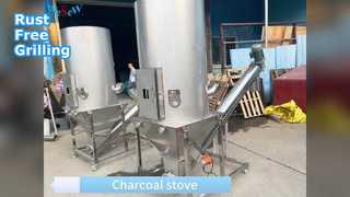 Lò nướng than inox 304 tùy chỉnh chống ăn mòn, chống oxy hóa, nhiệt độ cao