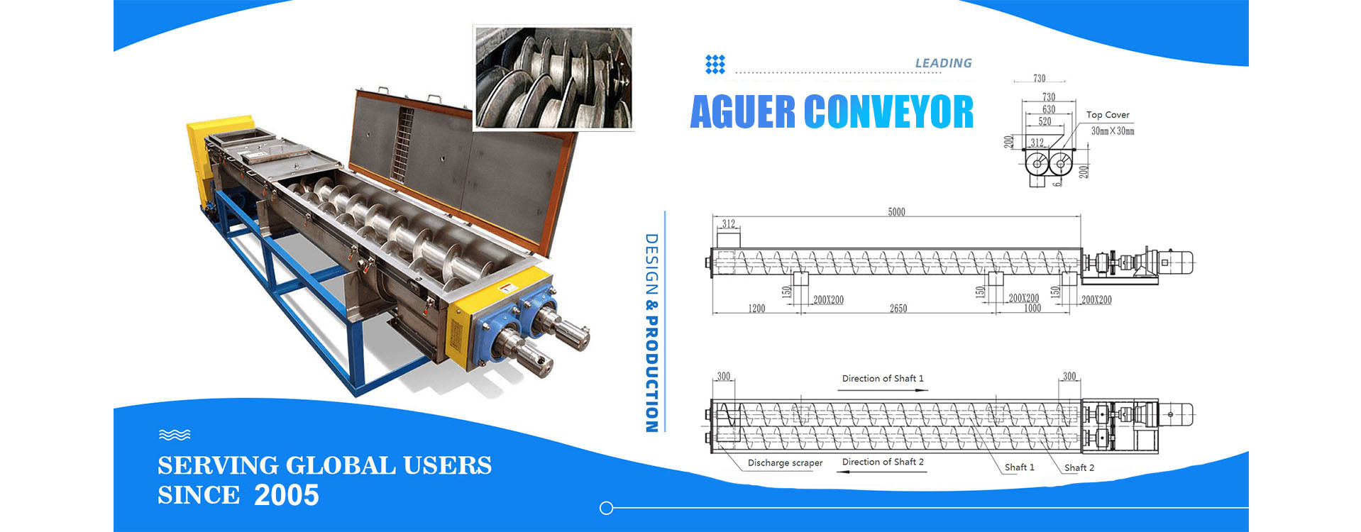 chất lượng Vòng vít conveyor nhà máy sản xuất