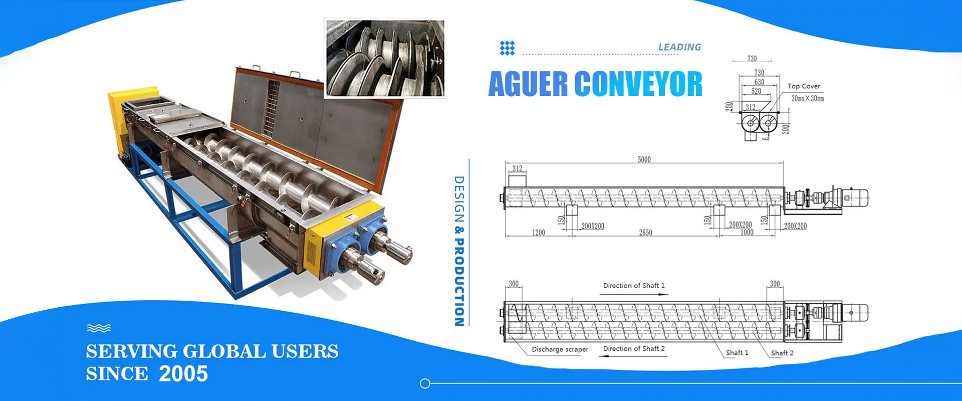 Chất lượng Vòng vít conveyor nhà máy sản xuất