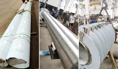 Tin tức công ty mới nhất về Tin tức Dự án Bồ Đào Nha: WeSeW Đảm bảo Hợp tác Lớn với Khách hàng Bồ Đào Nha, Dự án Vận chuyển Trục Vít Trao đổi Nhiệt Cao cấp Bước vào Giai đoạn Lắp ráp Cuối cùng