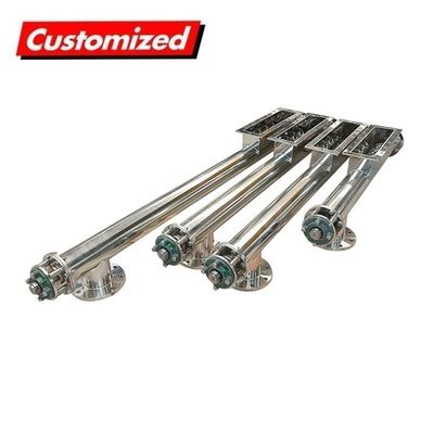Giá tốt. OEM Custom Stainless Steel Tubular Screw Conveyor với cấu trúc nhỏ gọn để xử lý vật liệu hiệu quả trực tuyến