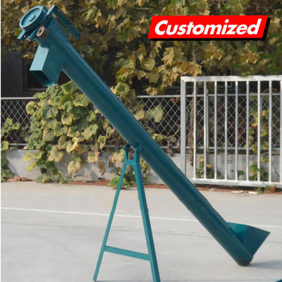 Mua Capacity lớn Helical Blade nghiêng máy vận chuyển Thiết bị máy vận chuyển vít với Hopper auger feeder sản xuất trực tuyến