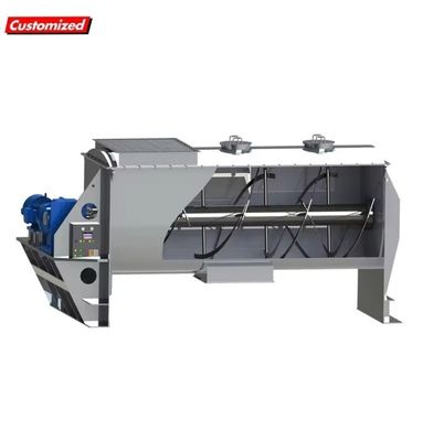 Giá tốt. Máy trộn bột thép không gỉ SUS304 tự động với thiết kế hình chữ U và Máy trộn ruy băng ngang dễ lắp đặt trực tuyến