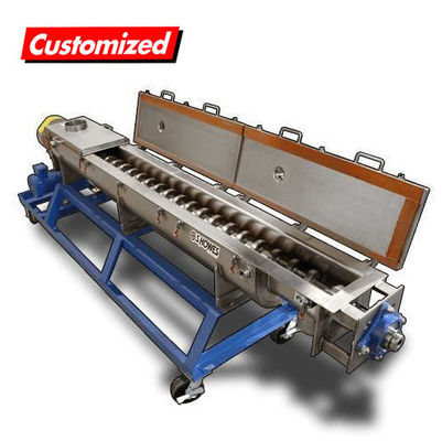 Giá tốt. Lớp giữa làm mát vít Auger Conveyo Tiết kiệm năng lượng thực phẩm Auger Conveyor trực tuyến
