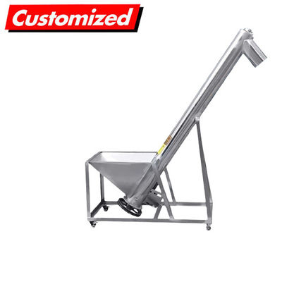Giá tốt. Thép không gỉ chống nhiệt Flexible Screw Auger Feeder cho hệ thống vận chuyển bột tùy chỉnh trực tuyến