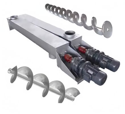 Giá tốt. Thiết kế xoắn ốc không trục thép vít conveyor với cấu trúc chống rò rỉ hoàn toàn đóng trực tuyến