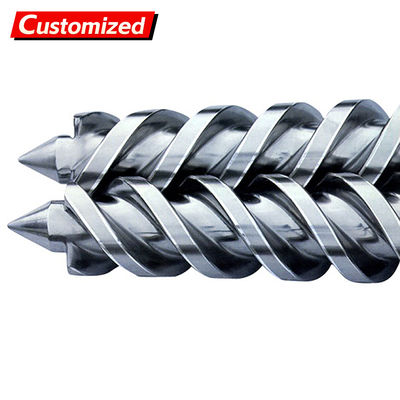 Giá tốt. tùy chỉnh Co-Rotating Conical Twin Screw Barrel cho PVC Pipe Profile Wpc Conical Twin Bimetallic Screw Barrel trực tuyến