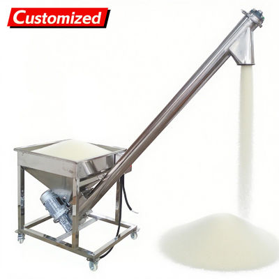 Giá tốt. oem Automatic Screw Powder Feeder Machine Stainless Steel Vibrating Inclined Conveyor Hopper with 4.5'' Diameter Auger Loader for Spices, Resin & Granular Materials 3m³/h Capacity 110V trực tuyến