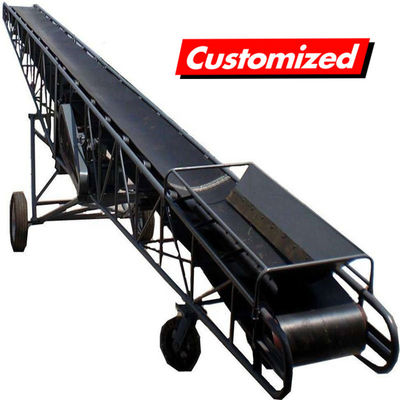 Giá tốt. Máy vận chuyển dây chuyền di động linh hoạt OEM tùy chỉnh với dây chuyền độ cao điều chỉnh trực tuyến