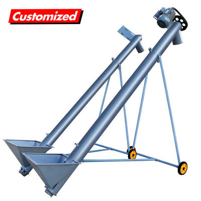 Giá tốt. Khả năng vật liệu chống nhiệt Máy cấp thực công nghiệp Máy vận chuyển vít nghiêng nhỏ trực tuyến
