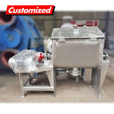 Giá tốt. Máy trộn ruy băng ngang bằng thép không gỉ tùy chỉnh để trộn bột hiệu quả cao trực tuyến