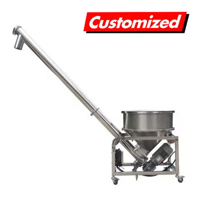 Giá tốt. Thép không gỉ chịu nhiệt có thể tùy biến chuyển tải vít linh hoạt để vận chuyển bột và ngũ cốc trực tuyến