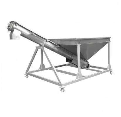 Giá tốt. Máy cấp nước tự động với điều khiển PLC cho vật liệu hạt trong thép không gỉ và đường kính xoắn ốc tùy chỉnh trực tuyến