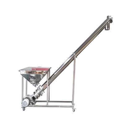 Giá tốt. Máy vận chuyển vít thẳng đứng xoắn ốc tùy chỉnh với hopper cho vật liệu trực tuyến