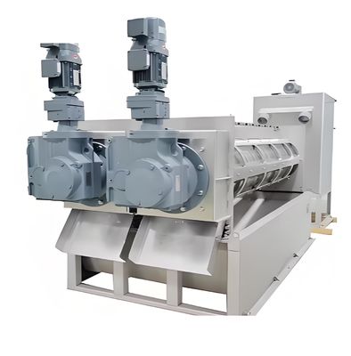 Giá tốt. Sự kết hợp của máy xếp chồng vít hai xoắn ốc hiệu quả cao và thiết bị khử nước bùn cho xử lý nước thải trực tuyến