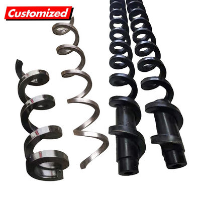 Giá tốt. Dễ dàng vận hành máy vận chuyển vít nhà máy trực tiếp xoắn ốc Auger rỗng hình vuông thép vít chip conveyor vít trục trực tuyến