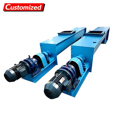 Giá tốt. Thiết bị bột hóa chất vận chuyển vít nhiệt tùy chỉnh bằng điện bằng thép không gỉ có gia nhiệt hoặc làm mát trục  Vít tải gia nhiệt trực tuyến