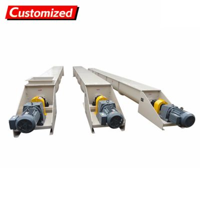 Giá tốt. Máy vận chuyển vít chống nhiệt thép carbon tùy chỉnh cho xử lý vật liệu công nghiệp trực tuyến