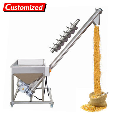 Giá tốt. oem Electric Screw Conveyor Inclined Spiral Auger Screw Conveyor Pipe Auger Feeder Conveyor Powder Particles Loading Machine 1.7m Conveyor Height trực tuyến