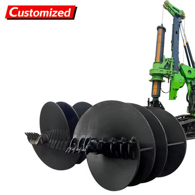 Giá tốt. Máy khoan xoắn ốc tùy chỉnh 300mm đến 1000mm Mũi khoan xoắn ốc (cho các bộ phận máy móc kỹ thuật khoan đào đất) Vòng bi mô-men xoắn cao phù hợp với nhiều lớp đất khác nhau như đất sét, sỏi và cao trực tuyến