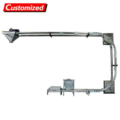 Giá tốt. Custom Stainless Steel Tube Chain Conveyor for Stable Transport of Steel Drag Chain Conveyors Explosion-proof and airtight design (Suitable for Powdered Sugar) trực tuyến