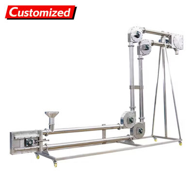 Giá tốt. Băng tải xích đường ống kín hoàn toàn đạt được vận chuyển bột không bụi Thiết bị môi trường cấp công nghiệp không rò rỉ bột Hỗ trợ OEM trực tuyến