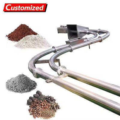 Giá tốt. Máy vận chuyển dây chuyền đường ống hoàn toàn đóng theo yêu cầu vận chuyển ống công nghiệp, phù hợp với các nhà sản xuất xi măng, bột và nhà máy tro. trực tuyến