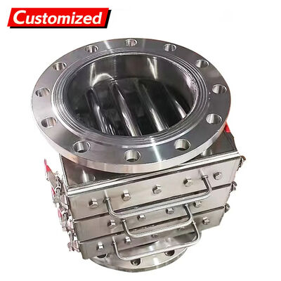 Giá tốt. custom 	Strong Magneticlron Removal Box Semiautomatic Drawer Iron Remover for Large Powder Particles Mechanical Magnetic Grid Pipe Filter Magnetic Separator moq 1pcs trực tuyến