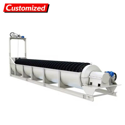 Giá tốt. Máy rửa xoắn ốc LX765 tùy chỉnh cho khoáng sản công nghiệp, cát sông silica, cát sông, máy rửa đầu tư thấp cho xây dựng, đường cao tốc, nhà máy thủy điện, nhà máy cát và sỏi trực tuyến