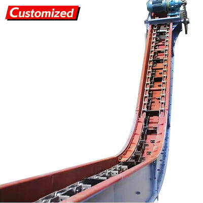 Giá tốt. Custom-made high-quality chain scraper conveyors and inclined drag chain scraper conveyors, suitable for transporting coal/ash/biomass, with specialized chain conveyors for wood chips. trực tuyến