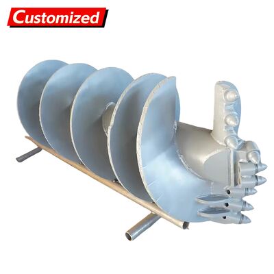 Giá tốt. Giàn khoan xoắn ốc tùy chỉnh, Giàn khoan xoắn ốc, Giàn khoan xoay Mũi khoan xoắn ốc thẳng một rãnh (Có răng) Dùng cho xây dựng trong lớp đất sét, lớp phong hóa mạnh và lớp sỏi trực tuyến