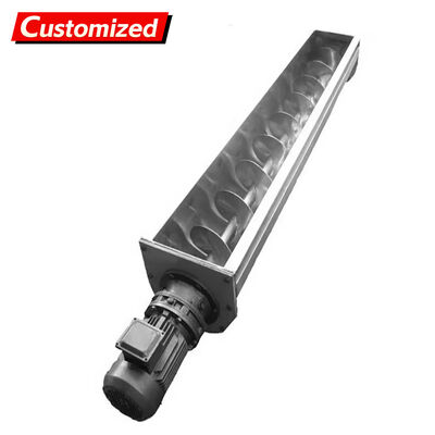 Giá tốt. Vít tải thép không gỉ tùy chỉnh Loại không trục/Có trục/Hai trục Chống ăn mòn cho Vật liệu dạng hạt/Bột Vít tải khai thác trực tuyến