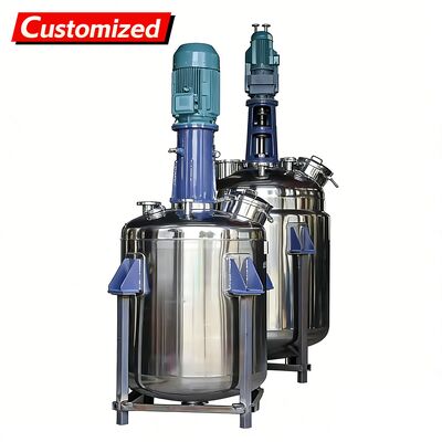 Giá tốt. Lò phản ứng trộn tùy chỉnh 500L–100.000L Bể phản ứng hóa học bằng thép không gỉ Thích hợp để trộn và hòa tan vật liệu rắn-lỏng trong sơn/chất tạo màu/chất phân tán trực tuyến