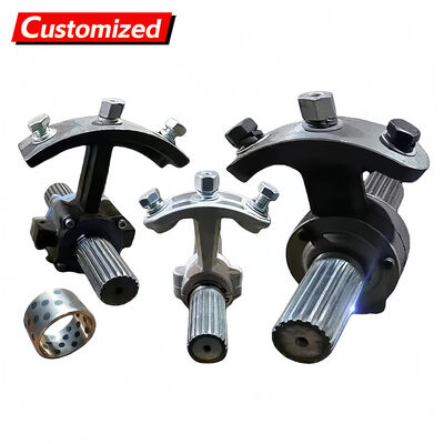 Giá tốt. Vòng bi trung gian bằng nhôm đen tùy chỉnh cho băng tải trục vít 320mm với vỏ vòng bi luyện kim bột trực tuyến