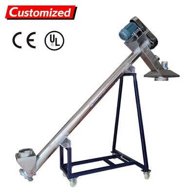Giá tốt. Máy tải vít tùy chỉnh hiệu suất cao bằng thép không gỉ để vận chuyển ngũ cốc và bột trực tuyến