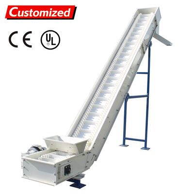 Giá tốt. Máy vận chuyển dây chuyền PU loại thực phẩm với điều chỉnh góc độ dốc 15 °-45 ° và tiếng ồn thấp 55 decibel để tải và dỡ ngũ cốc trực tuyến