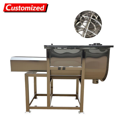 Giá tốt. Tốc độ thay đổi Hệ thống sưởi bằng điện Máy trộn ruy băng ngang bằng thép không gỉ và máy xay bột trực tuyến