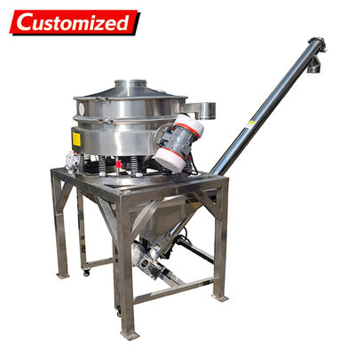 Giá tốt. Máy vận chuyển vít bằng thép không gỉ tự động tùy chỉnh với màn hình rung quay để vận chuyển ngũ cốc trực tuyến
