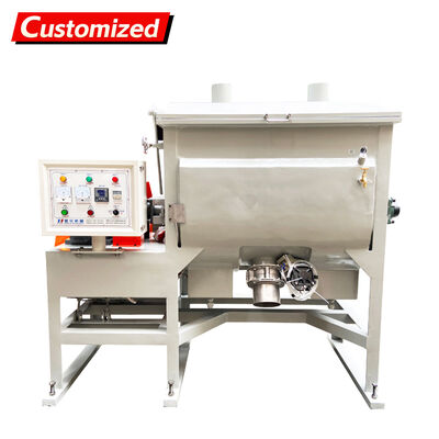 Giá tốt. Máy trộn bột băng ngang bán tự động có dung lượng 350L thép không gỉ tùy chỉnh cho PVC trực tuyến