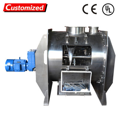 Giá tốt. Máy trộn kiểu cày bằng thép không gỉ có độ chính xác cao tùy chỉnh với tốc độ thay đổi để trộn bột trực tuyến