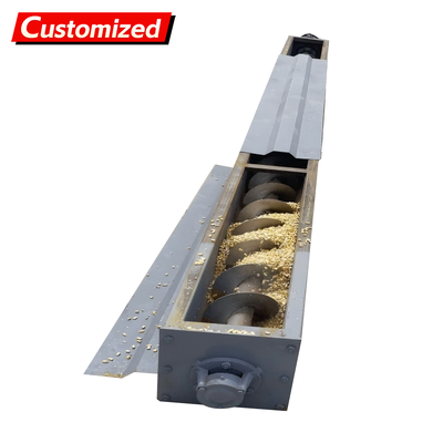 Giá tốt. Băng tải trục vít bằng thép không gỉ với tốc độ có thể điều chỉnh và hiệu suất cao cho lưỡi băng tải dạng hạt dạng bột thức ăn ngũ cốc trực tuyến