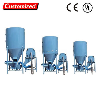Giá tốt. Máy nghiền thức ăn chăn nuôi dạng đứng công suất cao 300-2000 Kg/H tùy chỉnh cho chế biến thức ăn gia cầm, vật nuôi, ngũ cốc trực tuyến