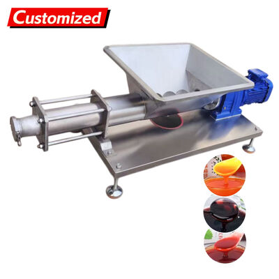 Giá tốt. Máy bơm vít chính xác cao SUS304 thép không gỉ để vận chuyển nước ép, bột rượu vang và nho trực tuyến
